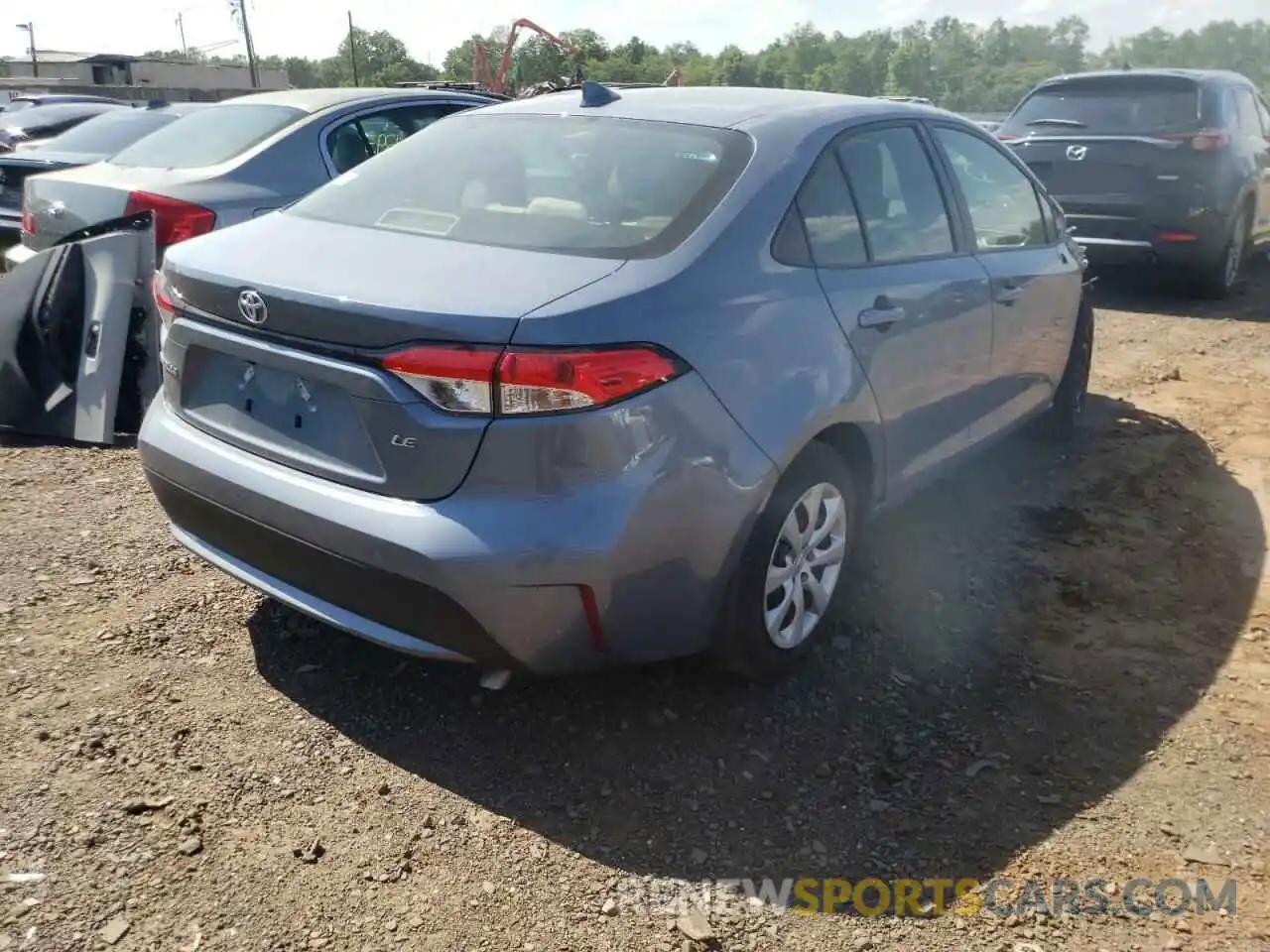 4 Photograph of a damaged car JTDEPMAE1N3010285 TOYOTA COROLLA 2022