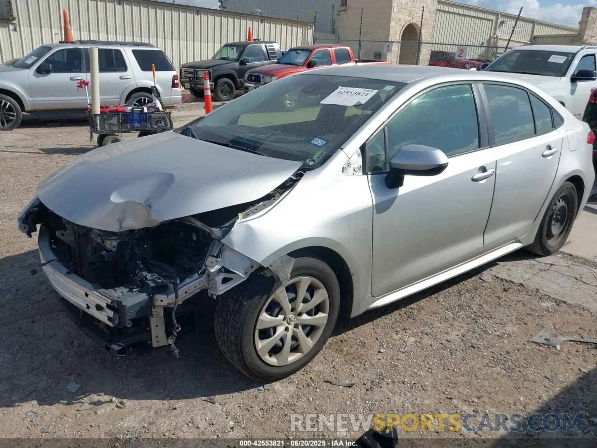 2 Photograph of a damaged car JTDEPMAE1NJ191853 TOYOTA COROLLA 2022