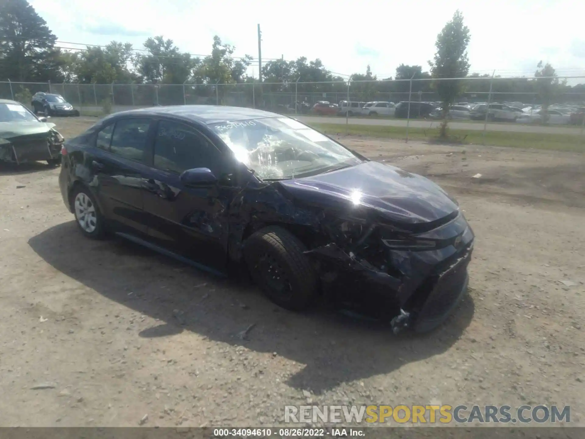 1 Photograph of a damaged car JTDEPMAE1NJ192775 TOYOTA COROLLA 2022