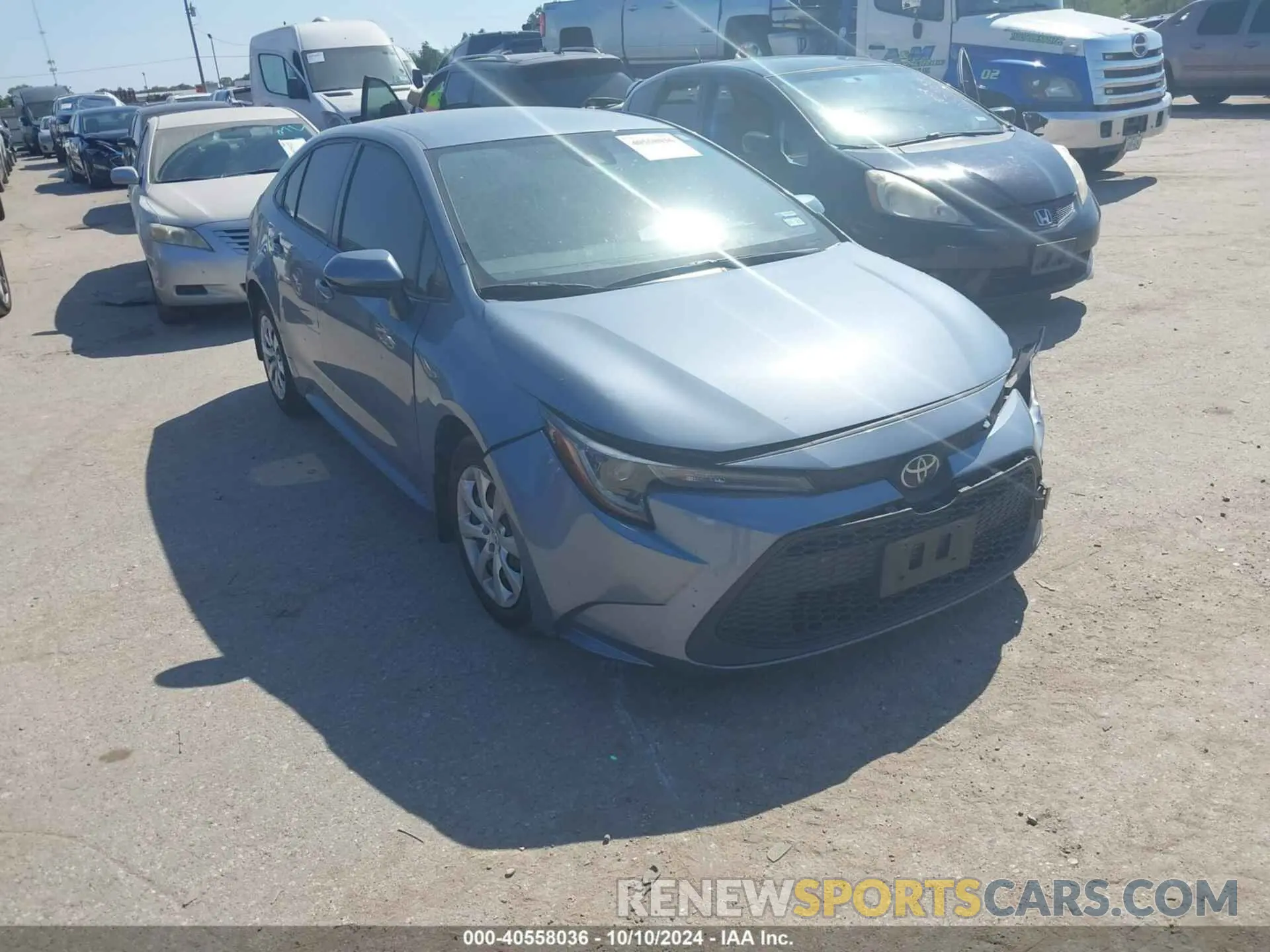 1 Photograph of a damaged car JTDEPMAE1NJ195319 TOYOTA COROLLA 2022