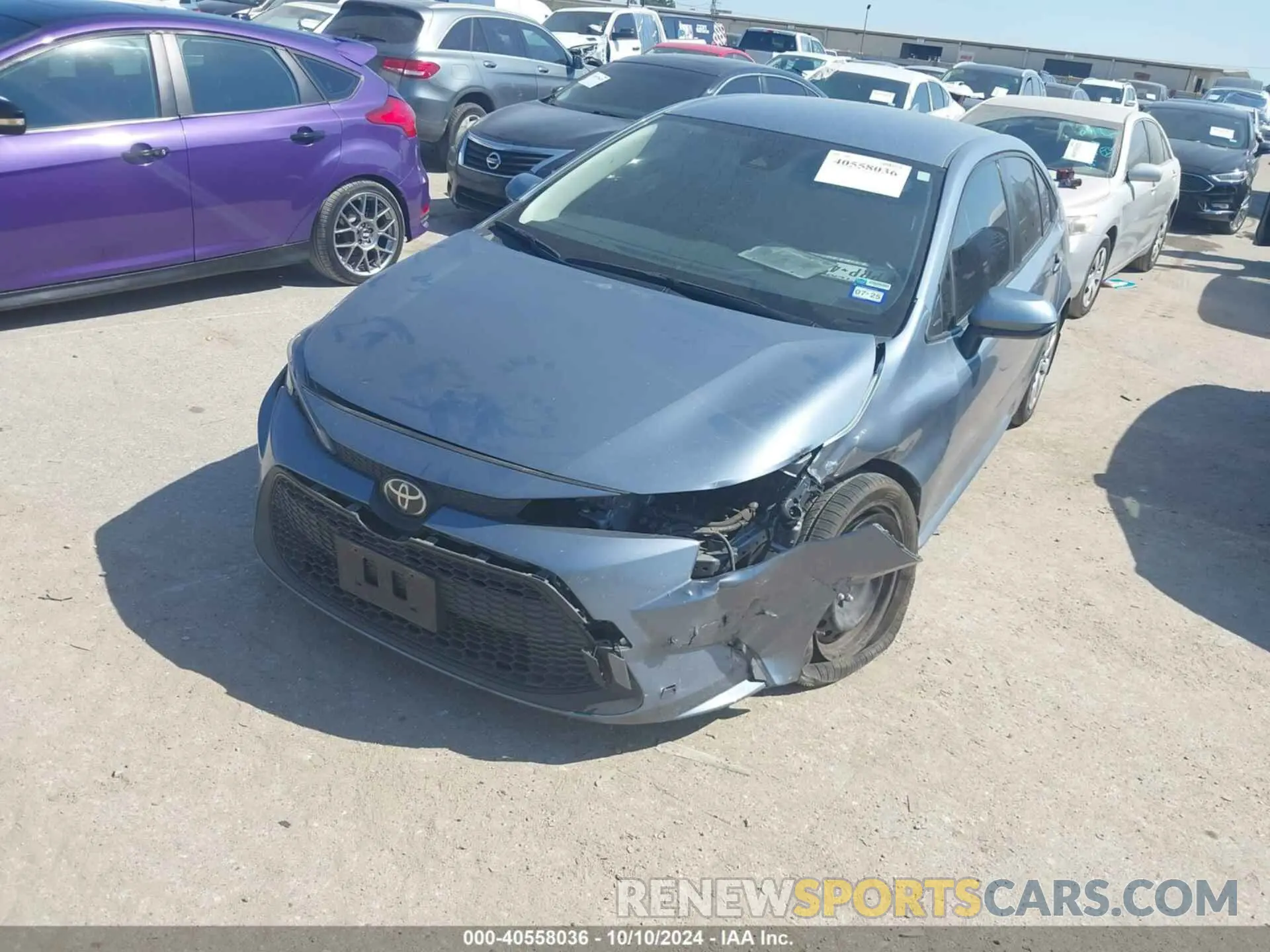 2 Photograph of a damaged car JTDEPMAE1NJ195319 TOYOTA COROLLA 2022