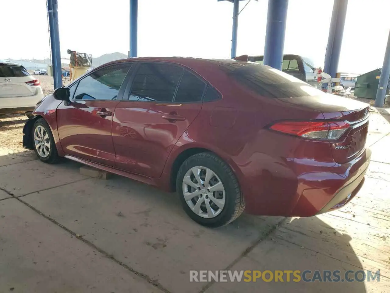 2 Photograph of a damaged car JTDEPMAE1NJ206352 TOYOTA COROLLA 2022