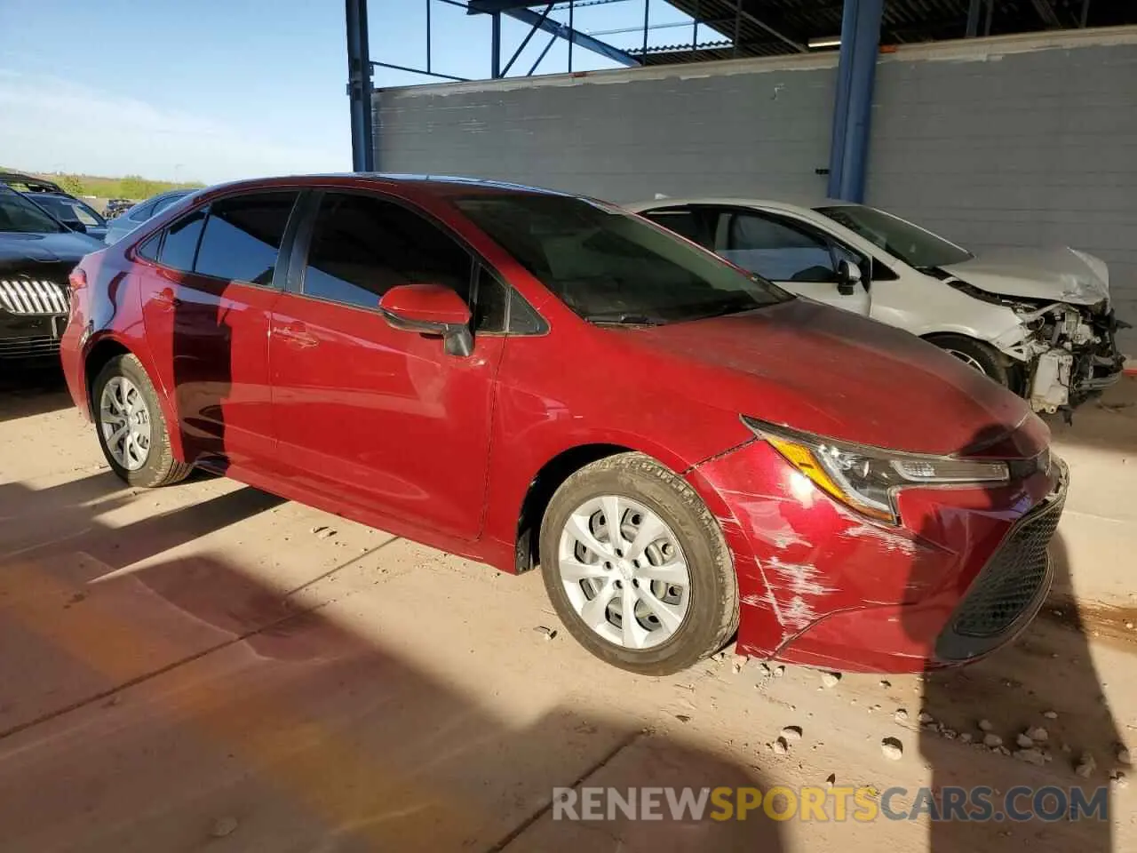 4 Photograph of a damaged car JTDEPMAE1NJ206352 TOYOTA COROLLA 2022