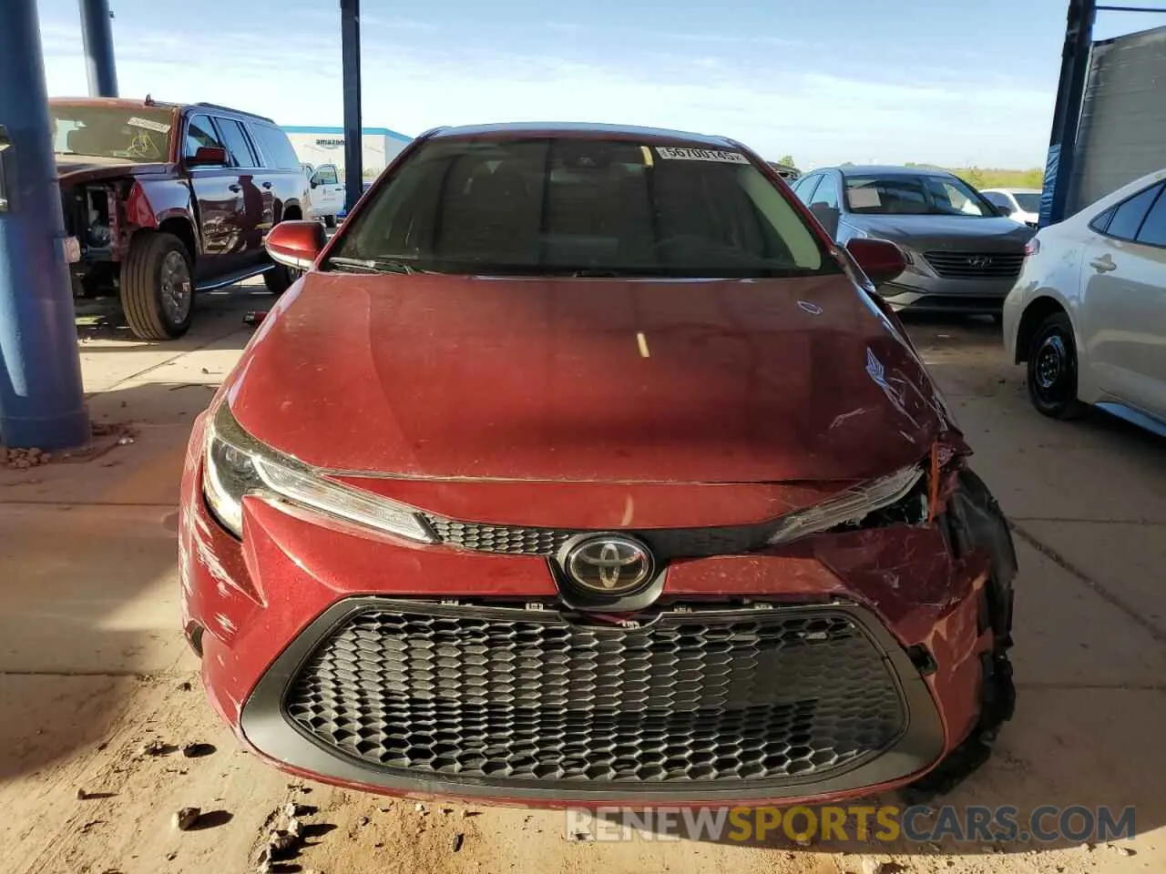 5 Photograph of a damaged car JTDEPMAE1NJ206352 TOYOTA COROLLA 2022