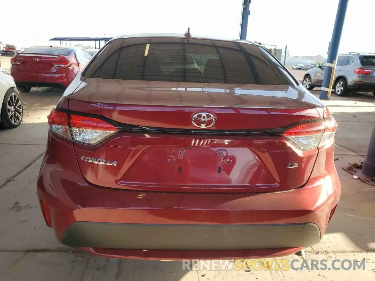 6 Photograph of a damaged car JTDEPMAE1NJ206352 TOYOTA COROLLA 2022