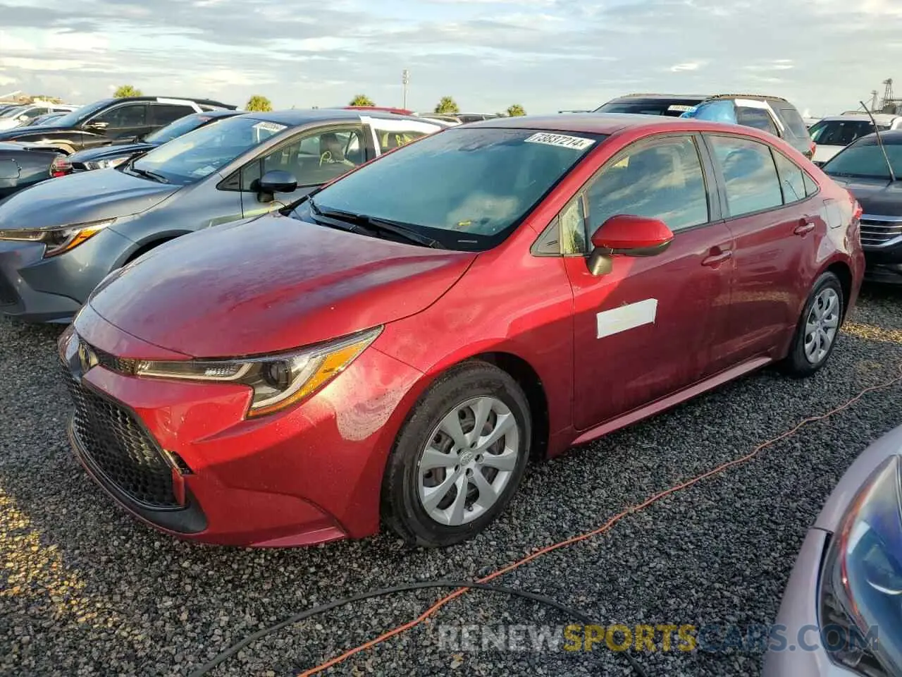 1 Photograph of a damaged car JTDEPMAE1NJ206951 TOYOTA COROLLA 2022