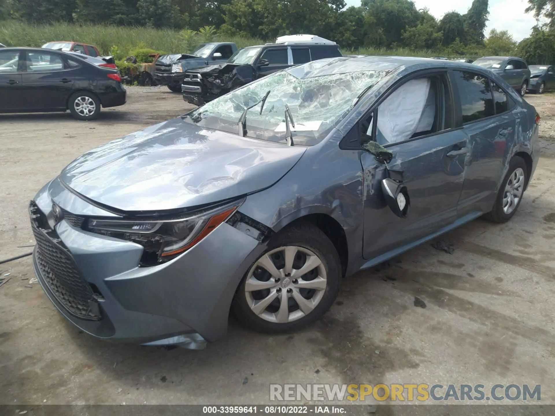 2 Photograph of a damaged car JTDEPMAE1NJ210224 TOYOTA COROLLA 2022