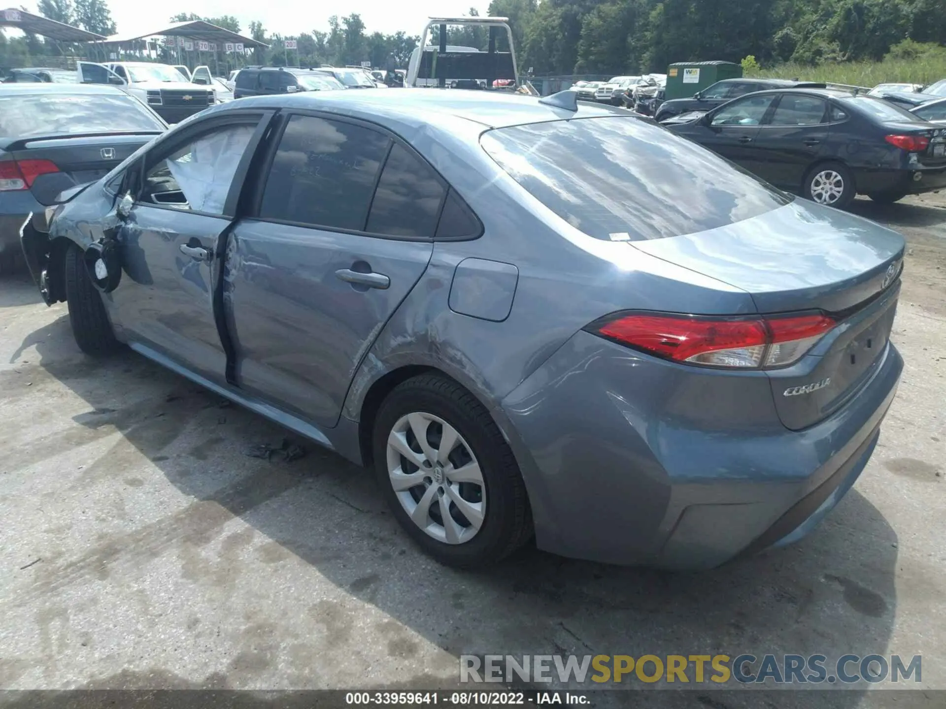 3 Photograph of a damaged car JTDEPMAE1NJ210224 TOYOTA COROLLA 2022