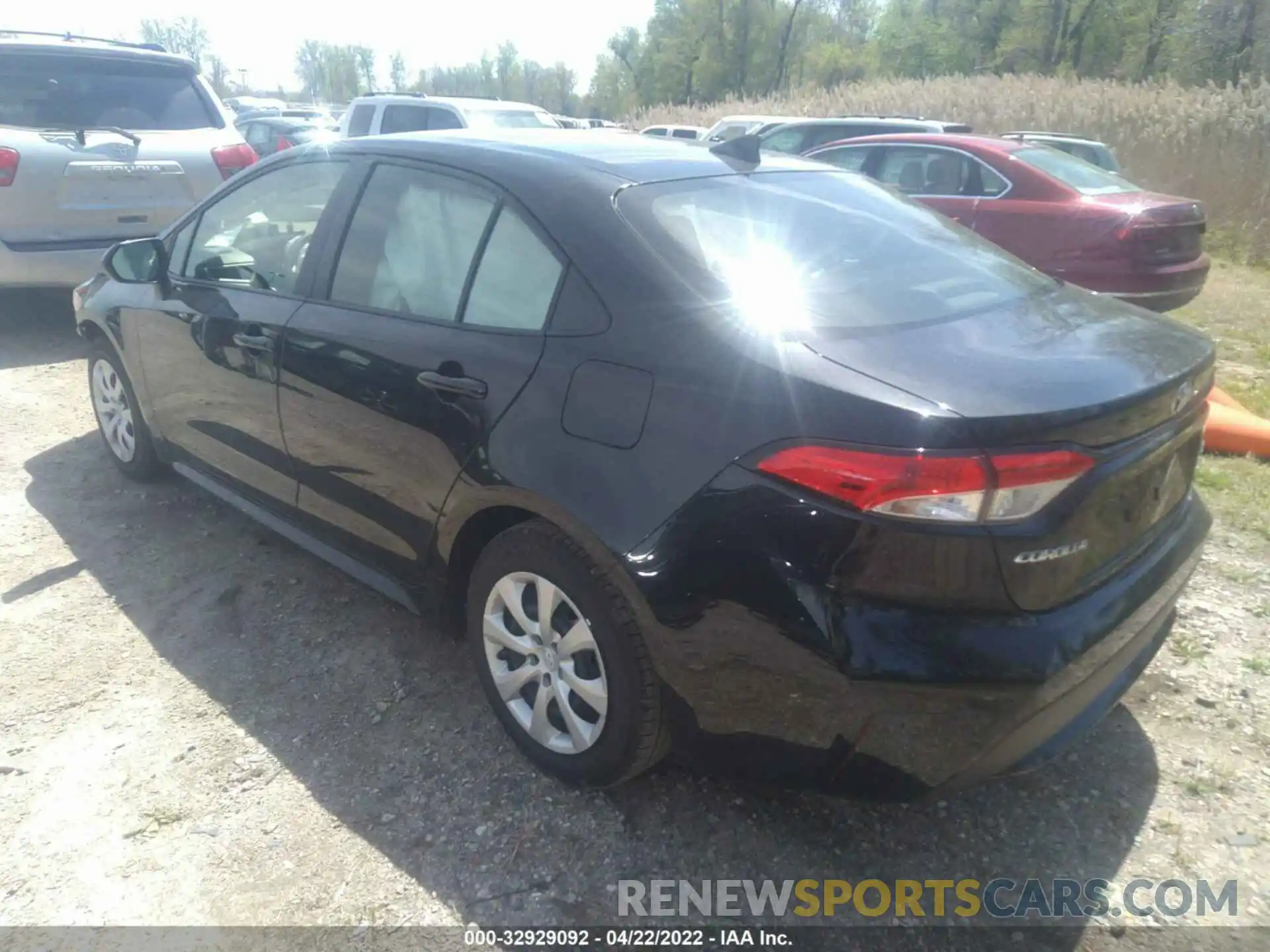 3 Photograph of a damaged car JTDEPMAE1NJ210837 TOYOTA COROLLA 2022