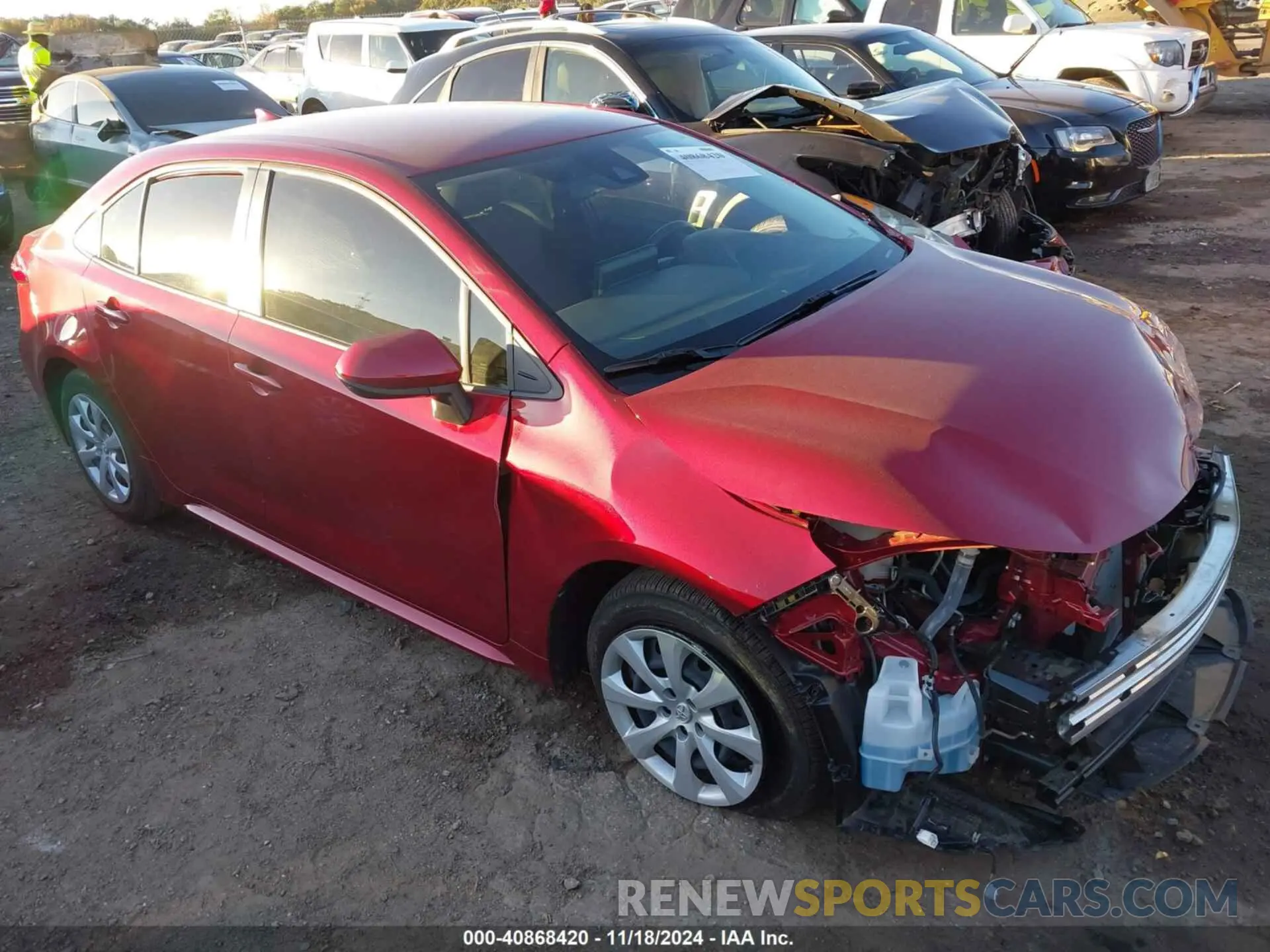 1 Photograph of a damaged car JTDEPMAE1NJ210983 TOYOTA COROLLA 2022