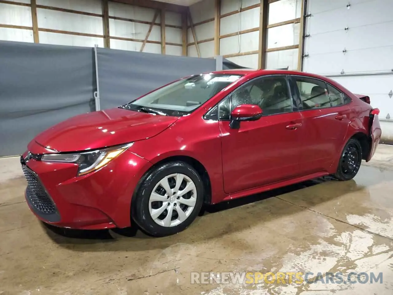 1 Photograph of a damaged car JTDEPMAE1NJ214130 TOYOTA COROLLA 2022