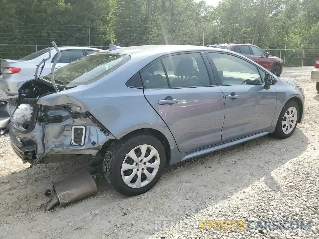3 Photograph of a damaged car JTDEPMAE1NJ223121 TOYOTA COROLLA 2022