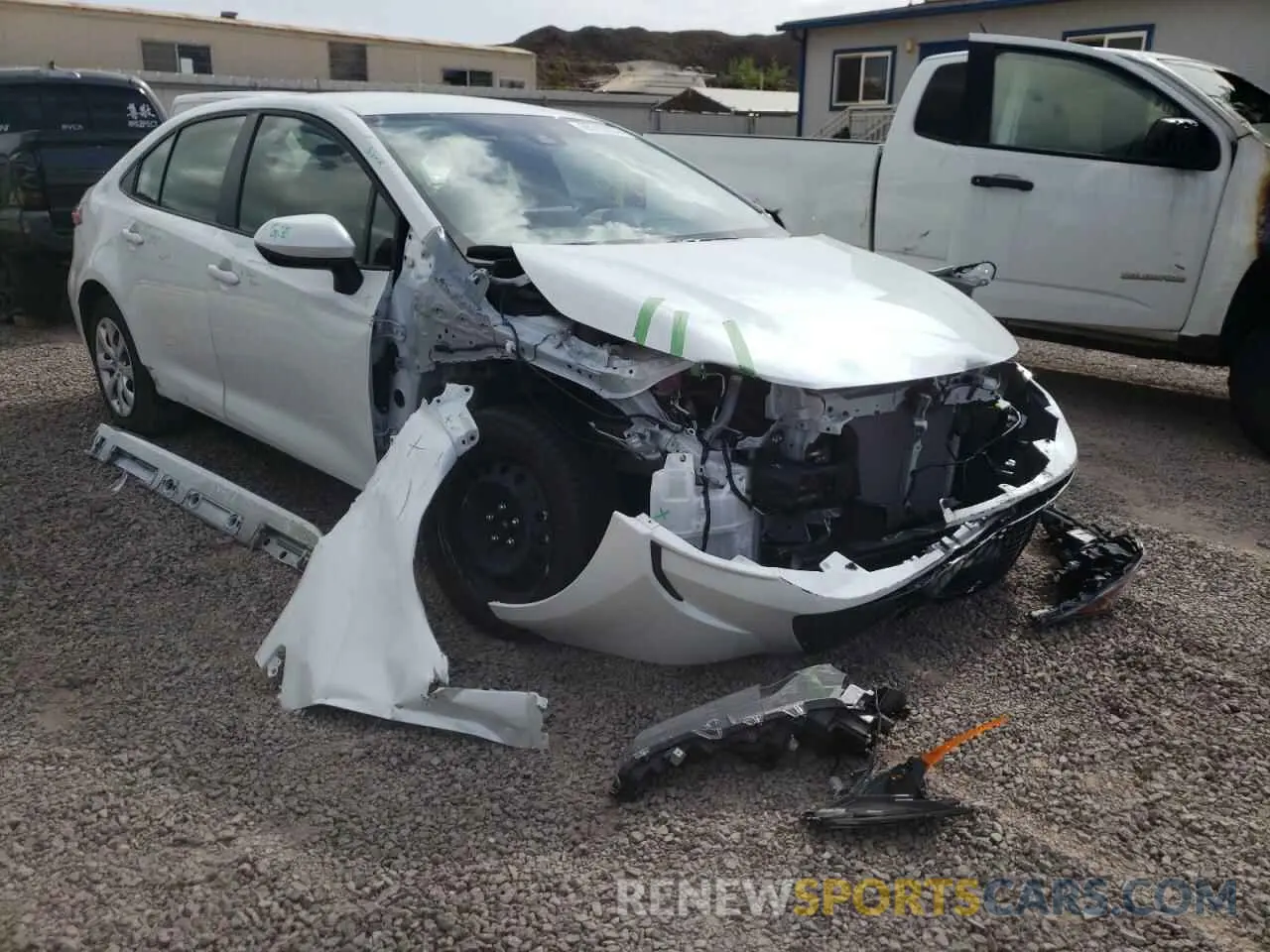 1 Photograph of a damaged car JTDEPMAE2N3003720 TOYOTA COROLLA 2022