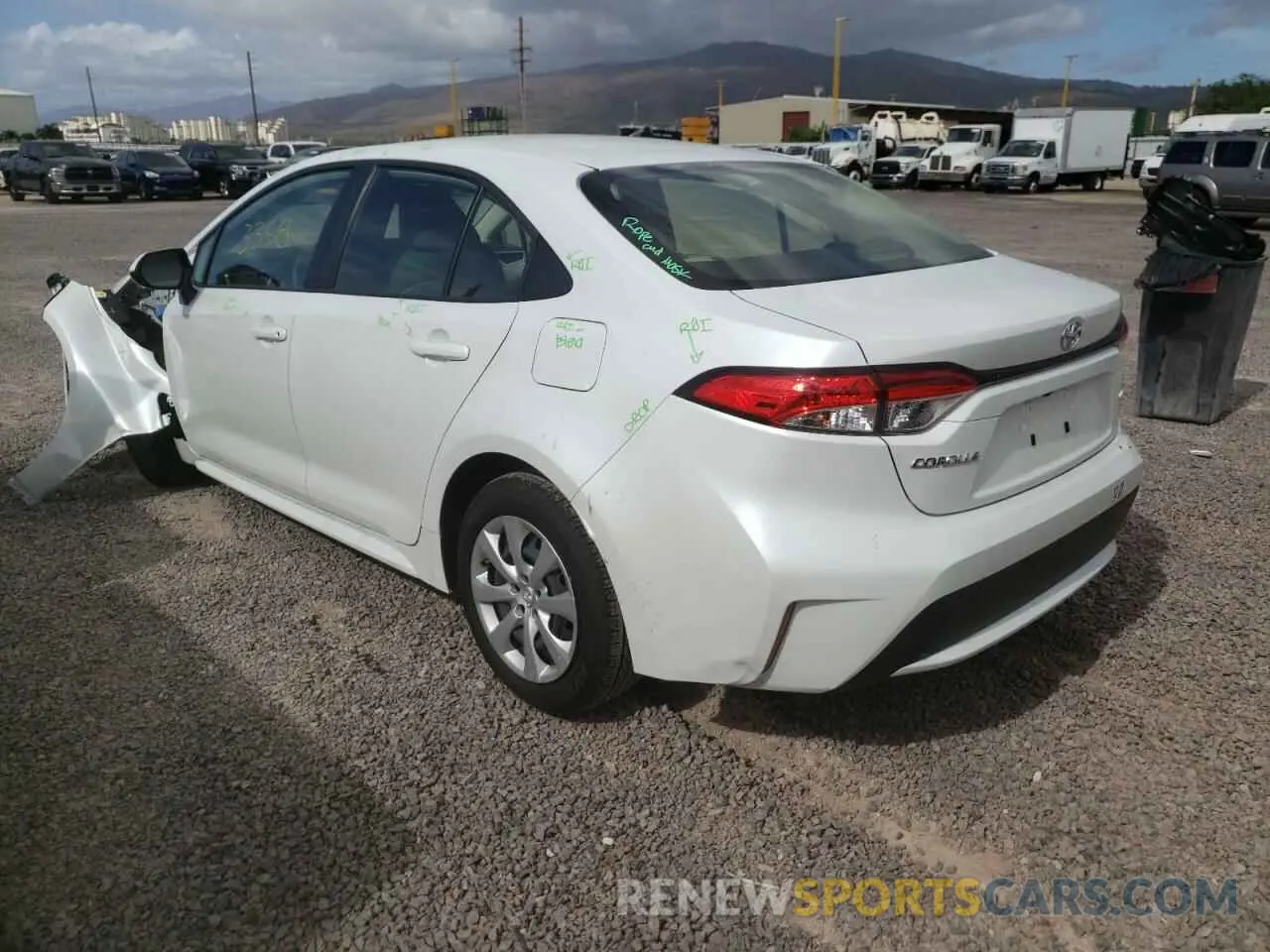 3 Photograph of a damaged car JTDEPMAE2N3003720 TOYOTA COROLLA 2022