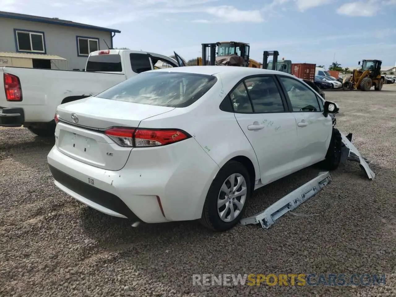 4 Photograph of a damaged car JTDEPMAE2N3003720 TOYOTA COROLLA 2022