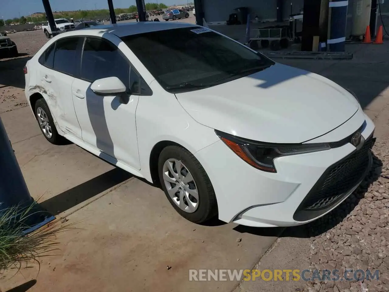 4 Photograph of a damaged car JTDEPMAE2N3013518 TOYOTA COROLLA 2022