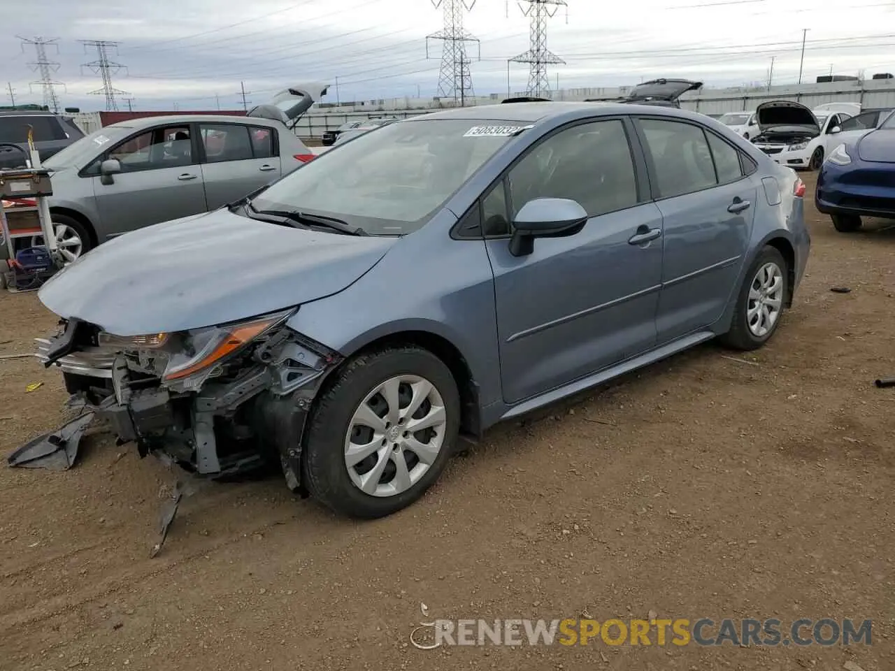 1 Photograph of a damaged car JTDEPMAE2N3024518 TOYOTA COROLLA 2022