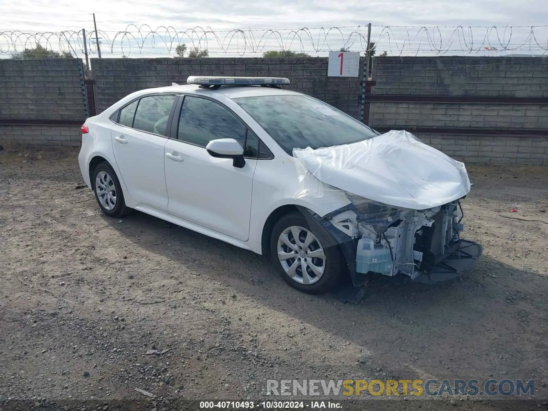 1 Photograph of a damaged car JTDEPMAE2N3026737 TOYOTA COROLLA 2022