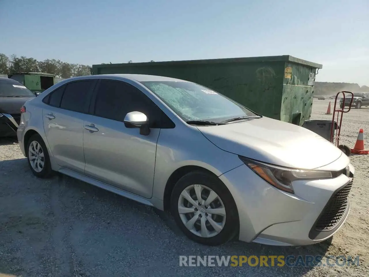 4 Photograph of a damaged car JTDEPMAE2NJ191313 TOYOTA COROLLA 2022