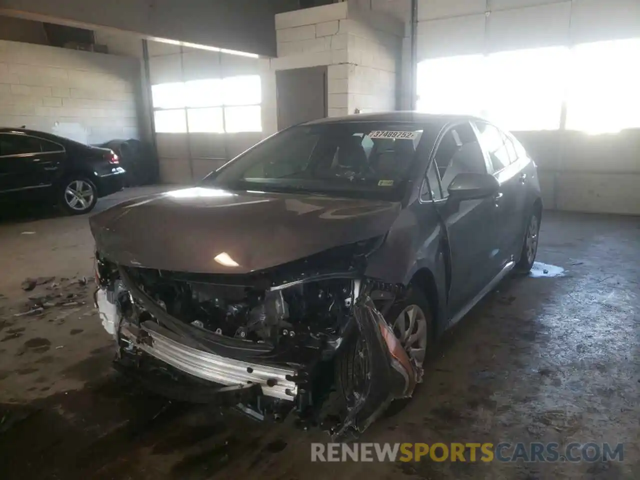 2 Photograph of a damaged car JTDEPMAE2NJ195779 TOYOTA COROLLA 2022