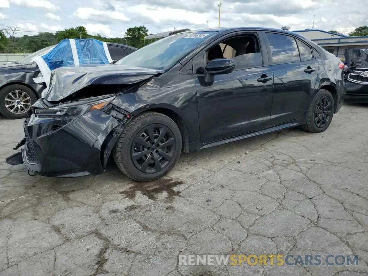 1 Photograph of a damaged car JTDEPMAE2NJ196219 TOYOTA COROLLA 2022