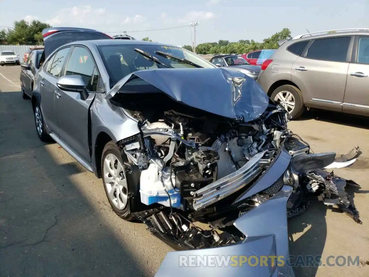 1 Photograph of a damaged car JTDEPMAE2NJ201449 TOYOTA COROLLA 2022