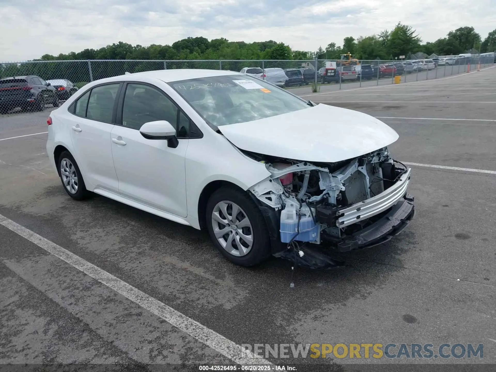 1 Photograph of a damaged car JTDEPMAE2NJ205601 TOYOTA COROLLA 2022