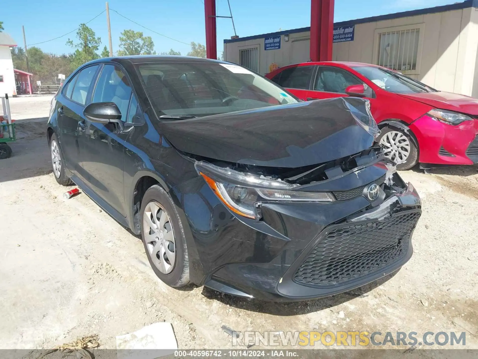 1 Photograph of a damaged car JTDEPMAE2NJ208563 TOYOTA COROLLA 2022