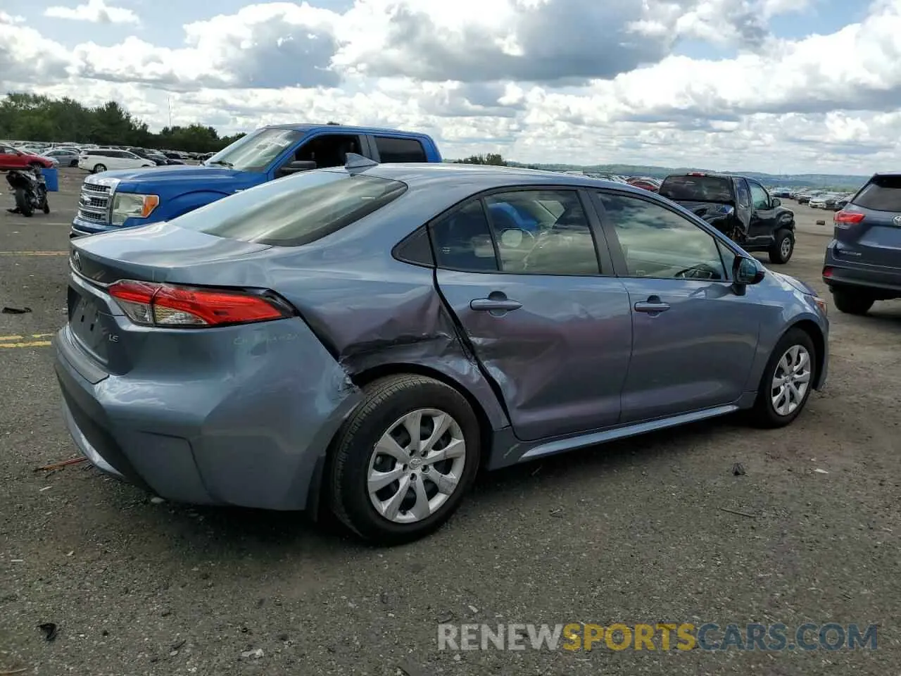 3 Photograph of a damaged car JTDEPMAE2NJ214797 TOYOTA COROLLA 2022