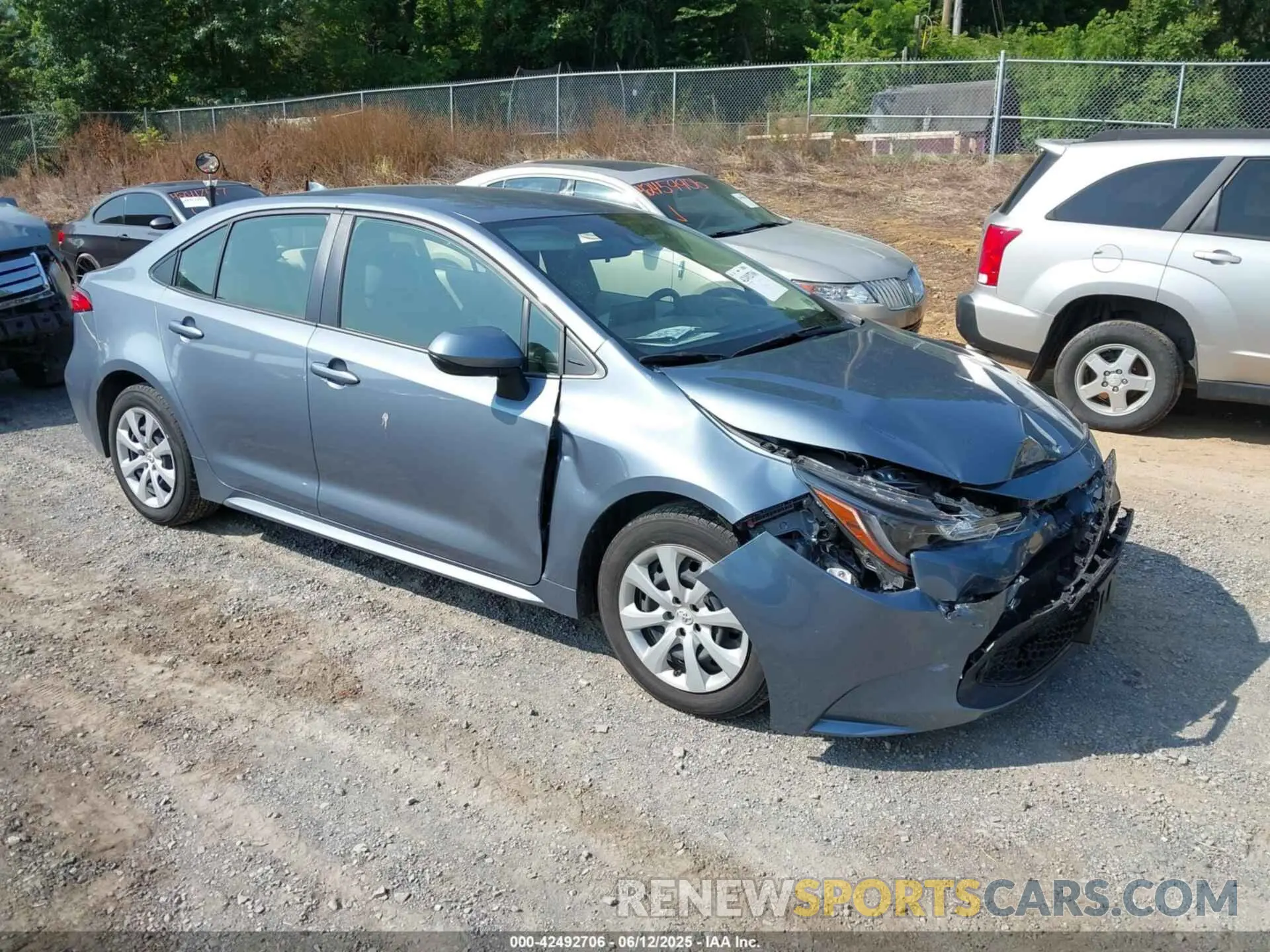 1 Photograph of a damaged car JTDEPMAE2NJ221443 TOYOTA COROLLA 2022