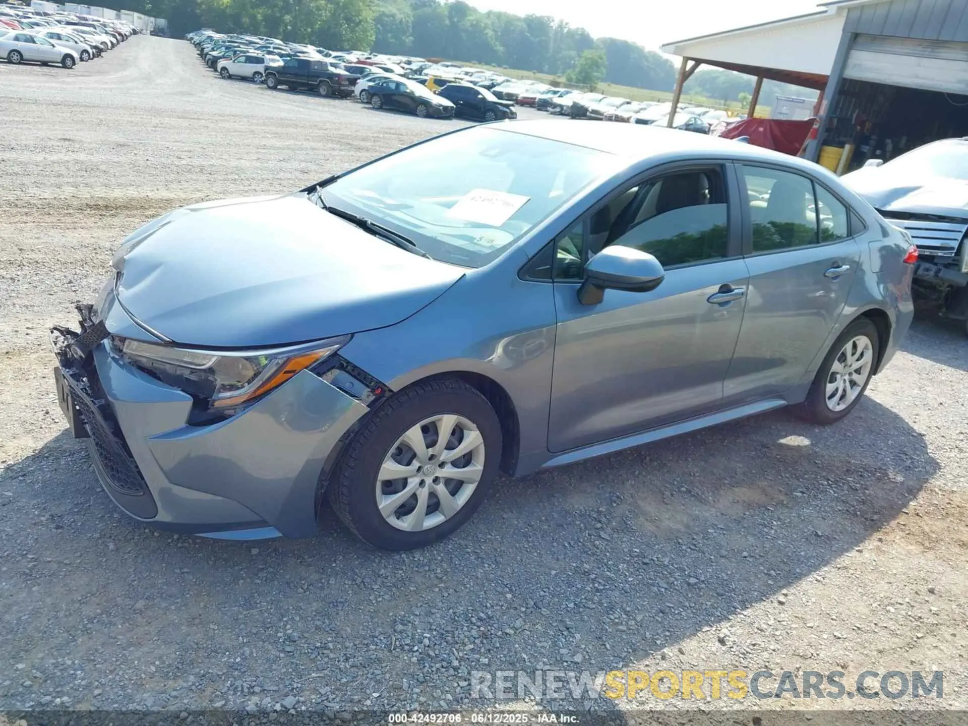2 Photograph of a damaged car JTDEPMAE2NJ221443 TOYOTA COROLLA 2022