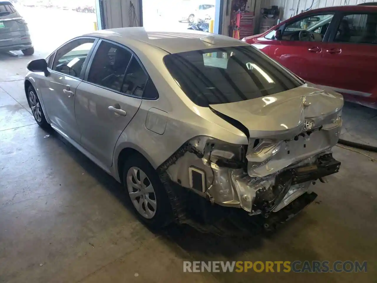 3 Photograph of a damaged car JTDEPMAE2NJ223905 TOYOTA COROLLA 2022