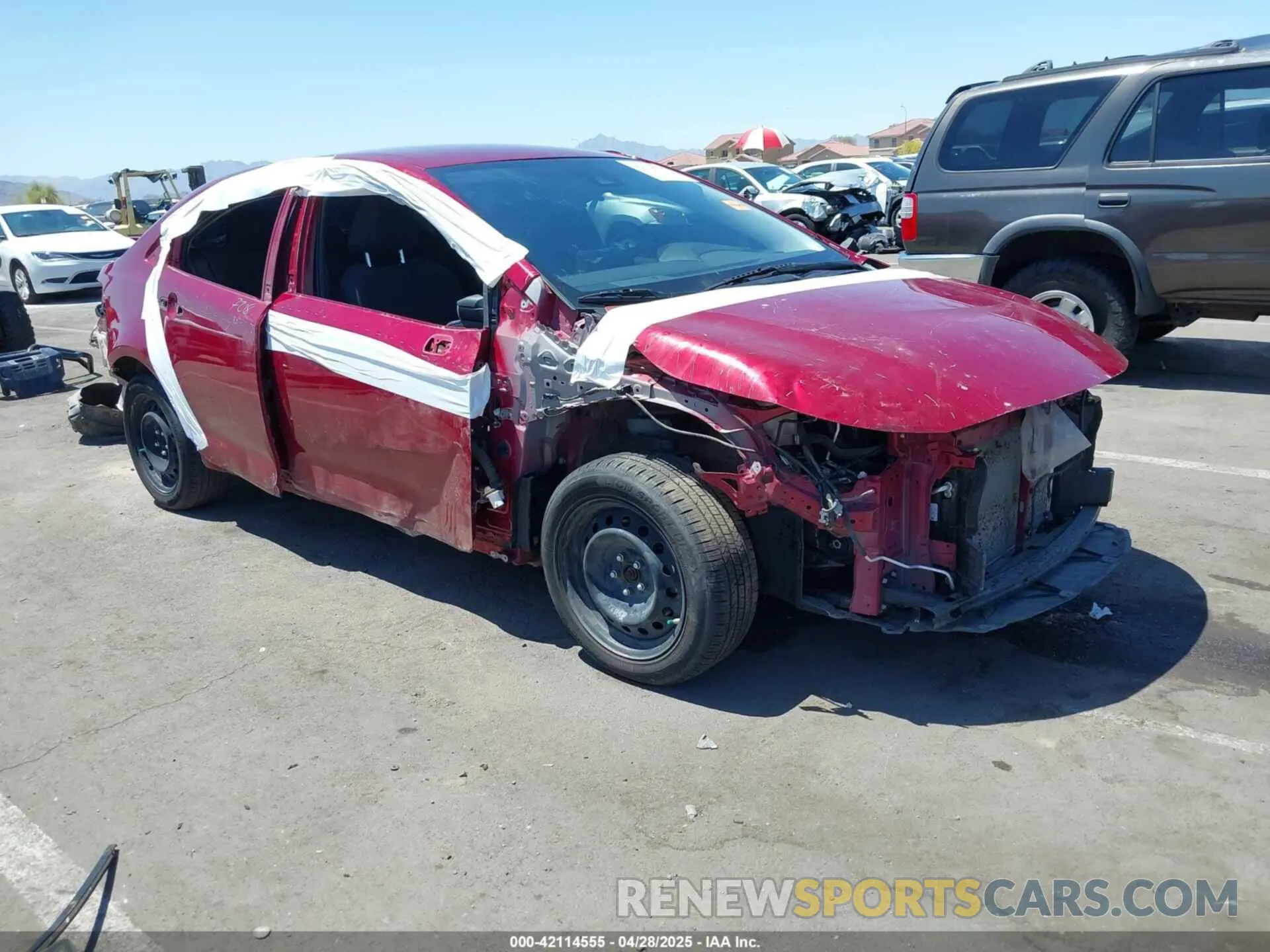 1 Photograph of a damaged car JTDEPMAE2NJ227291 TOYOTA COROLLA 2022