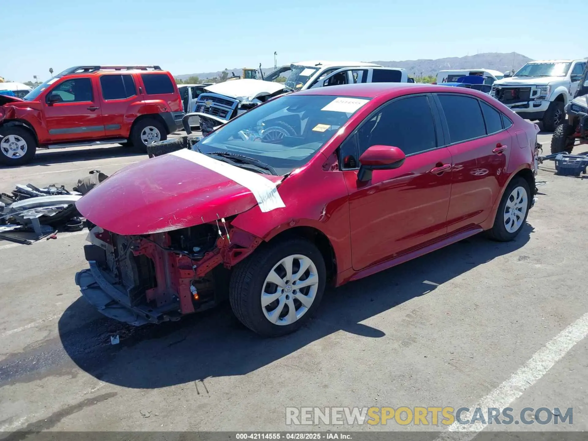 2 Photograph of a damaged car JTDEPMAE2NJ227291 TOYOTA COROLLA 2022