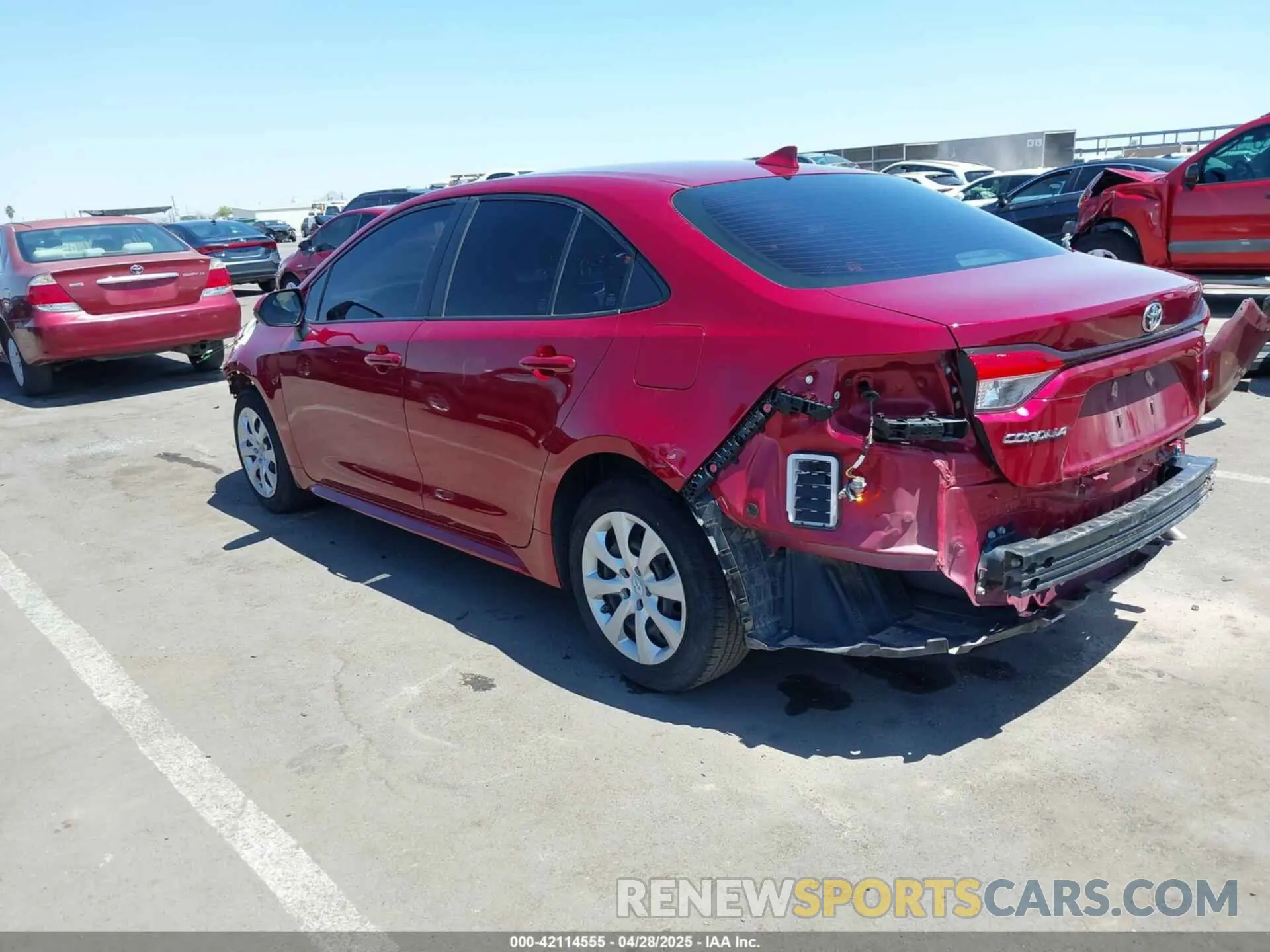 3 Photograph of a damaged car JTDEPMAE2NJ227291 TOYOTA COROLLA 2022