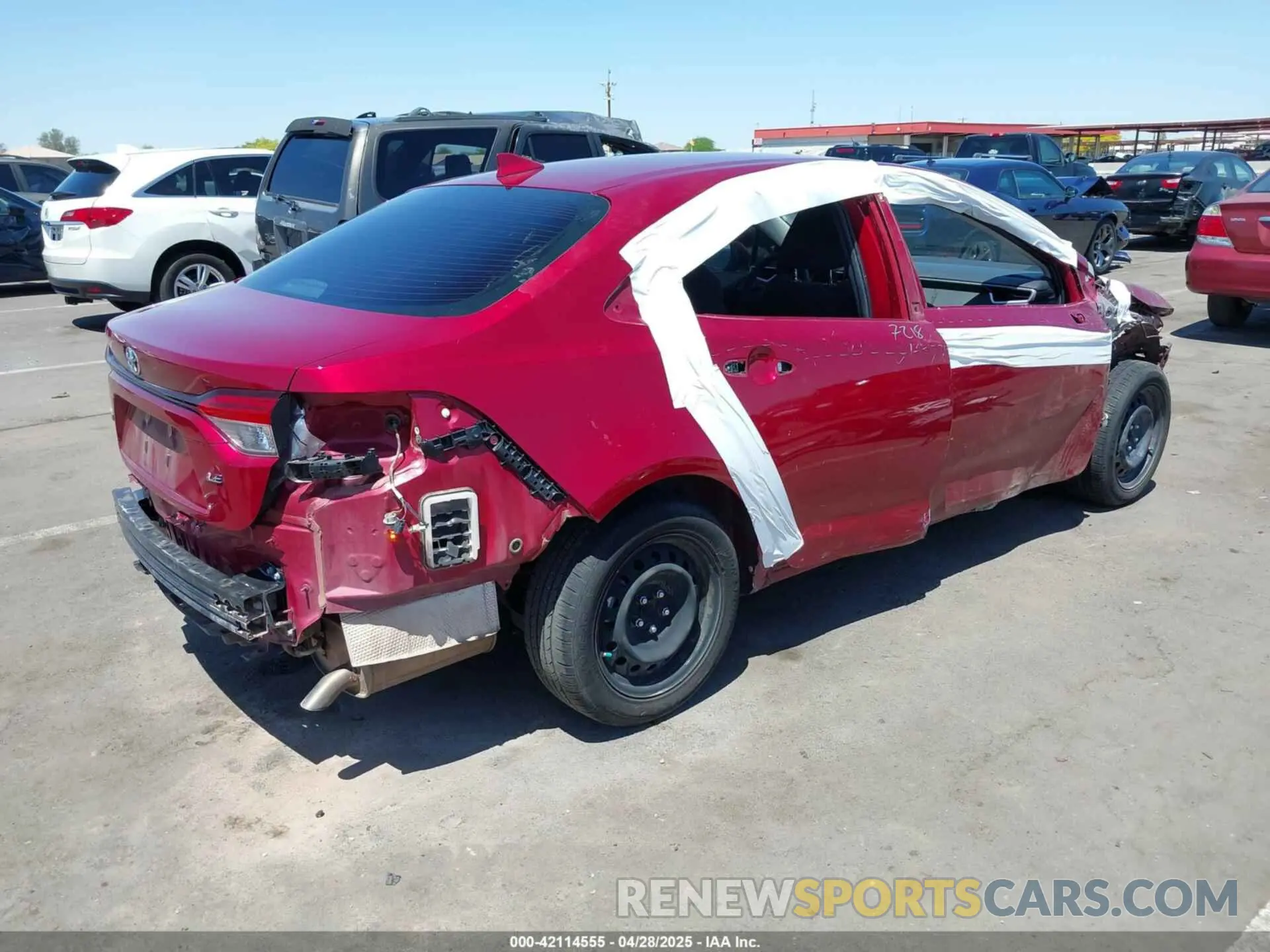 4 Photograph of a damaged car JTDEPMAE2NJ227291 TOYOTA COROLLA 2022