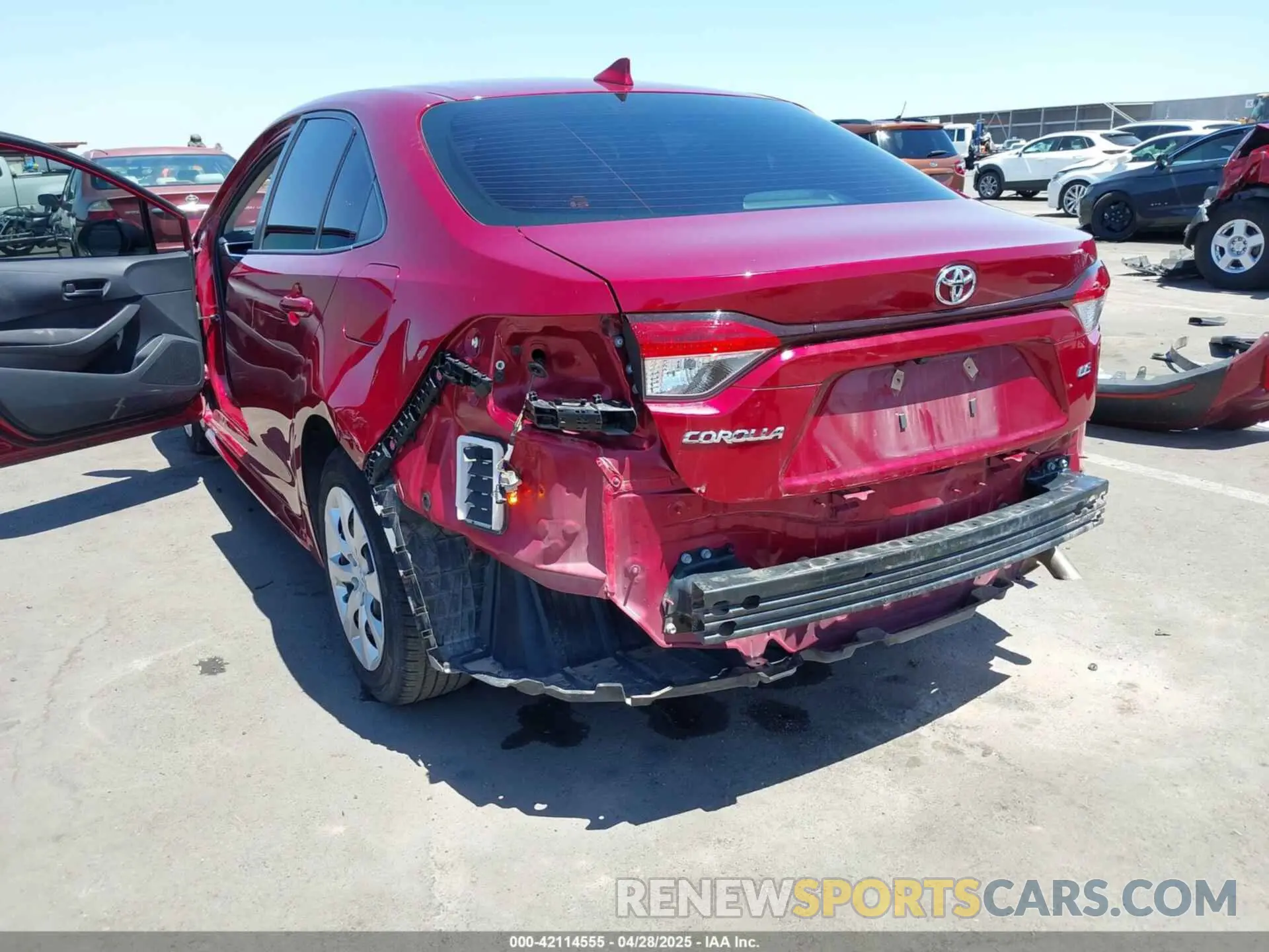6 Photograph of a damaged car JTDEPMAE2NJ227291 TOYOTA COROLLA 2022