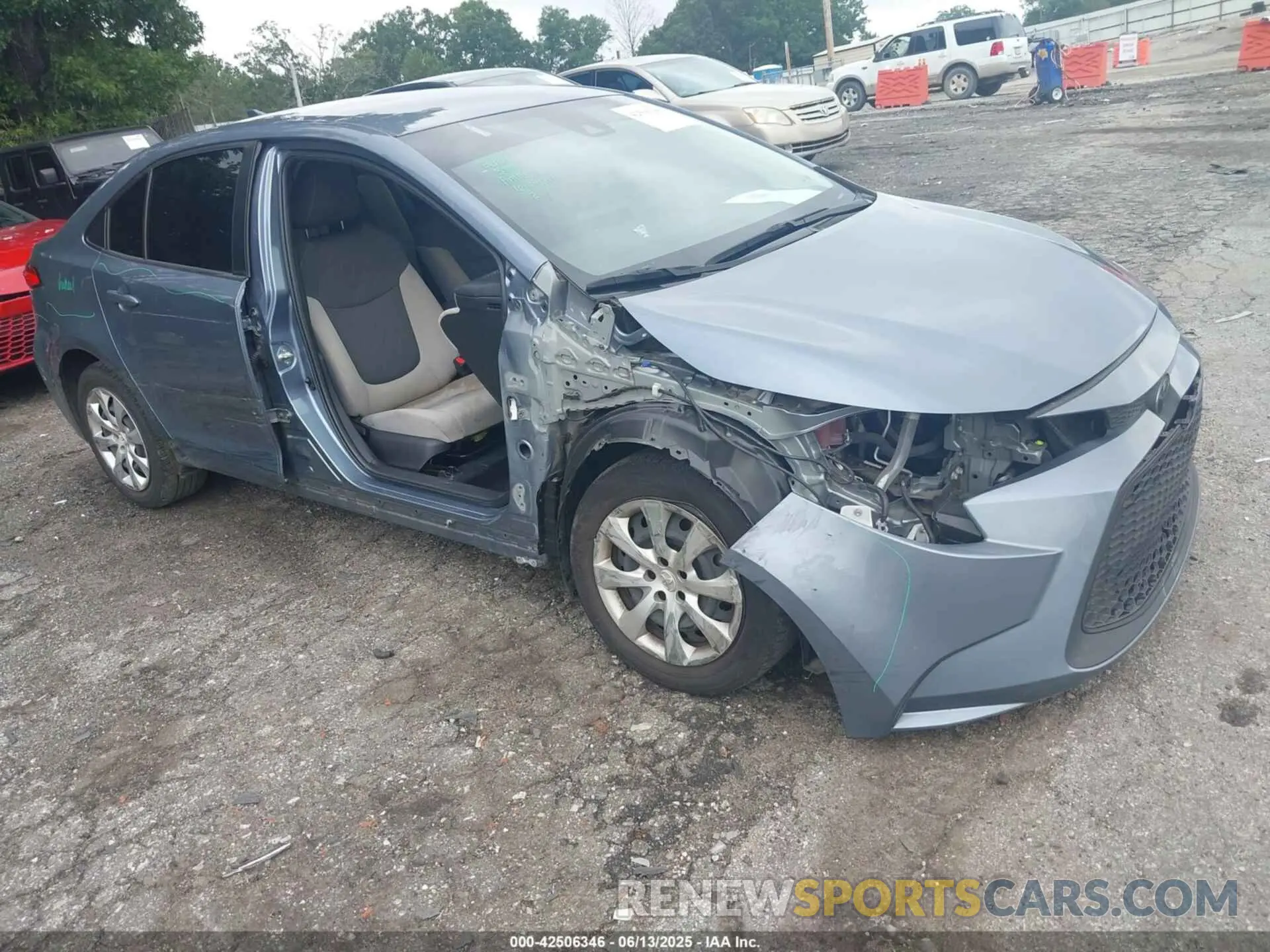 1 Photograph of a damaged car JTDEPMAE3N3012507 TOYOTA COROLLA 2022