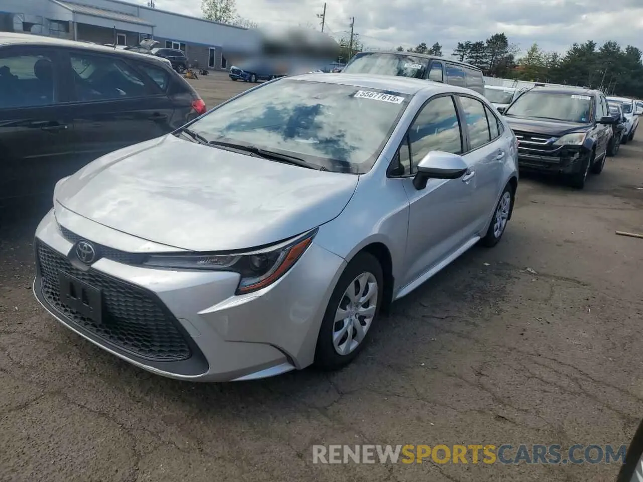 1 Photograph of a damaged car JTDEPMAE3N3030263 TOYOTA COROLLA 2022