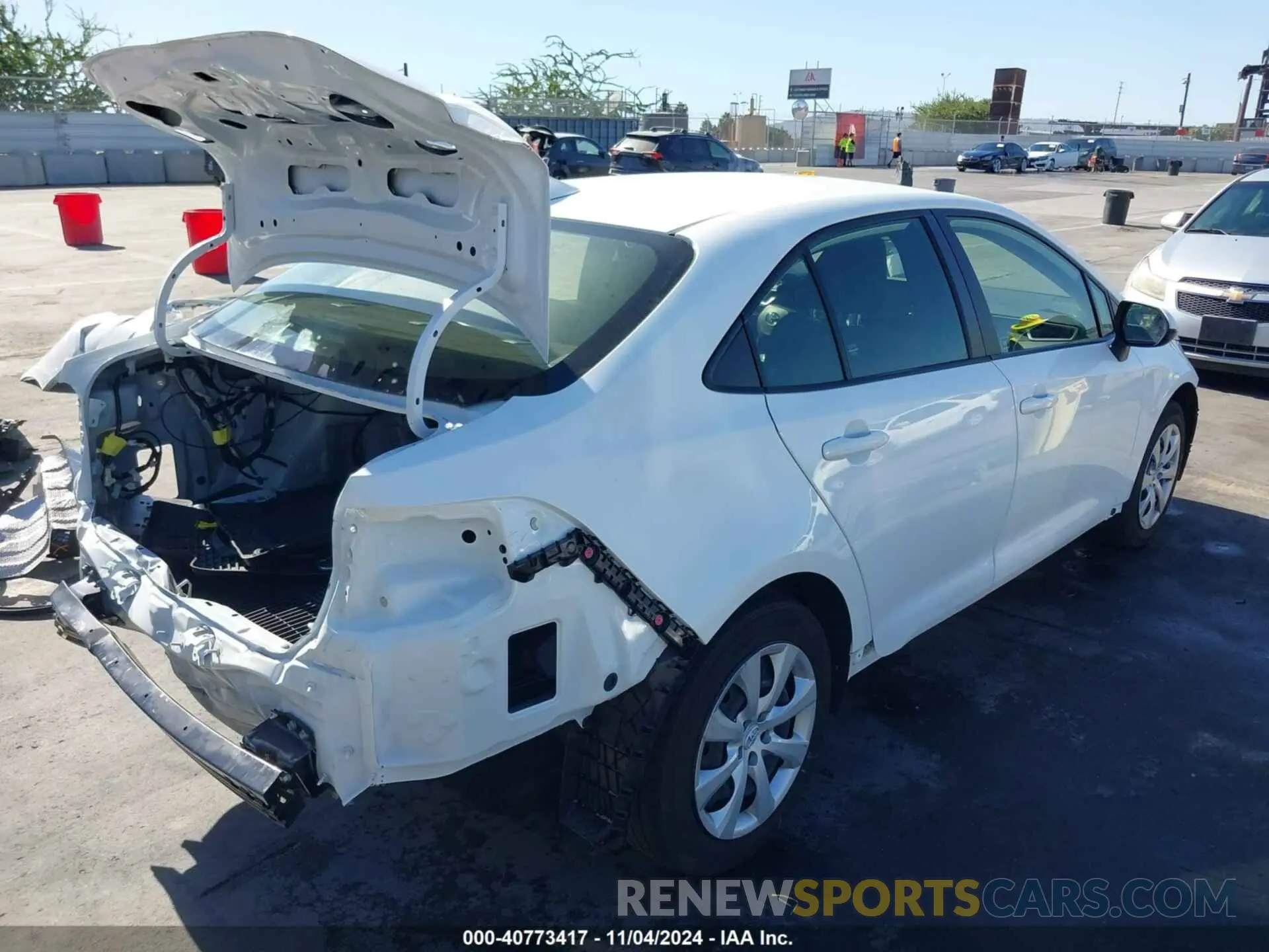 4 Photograph of a damaged car JTDEPMAE3N3033504 TOYOTA COROLLA 2022