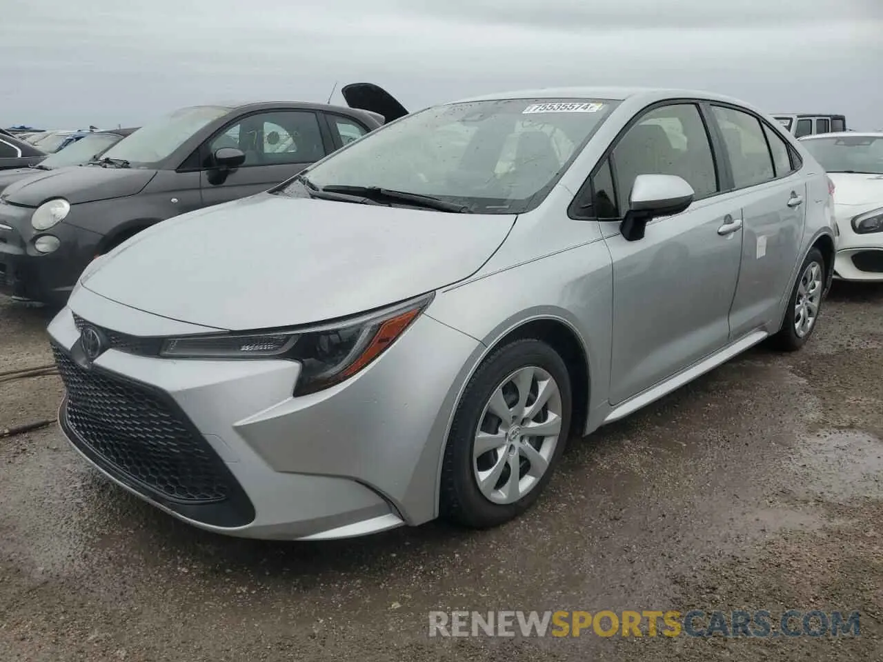 1 Photograph of a damaged car JTDEPMAE3NJ191353 TOYOTA COROLLA 2022