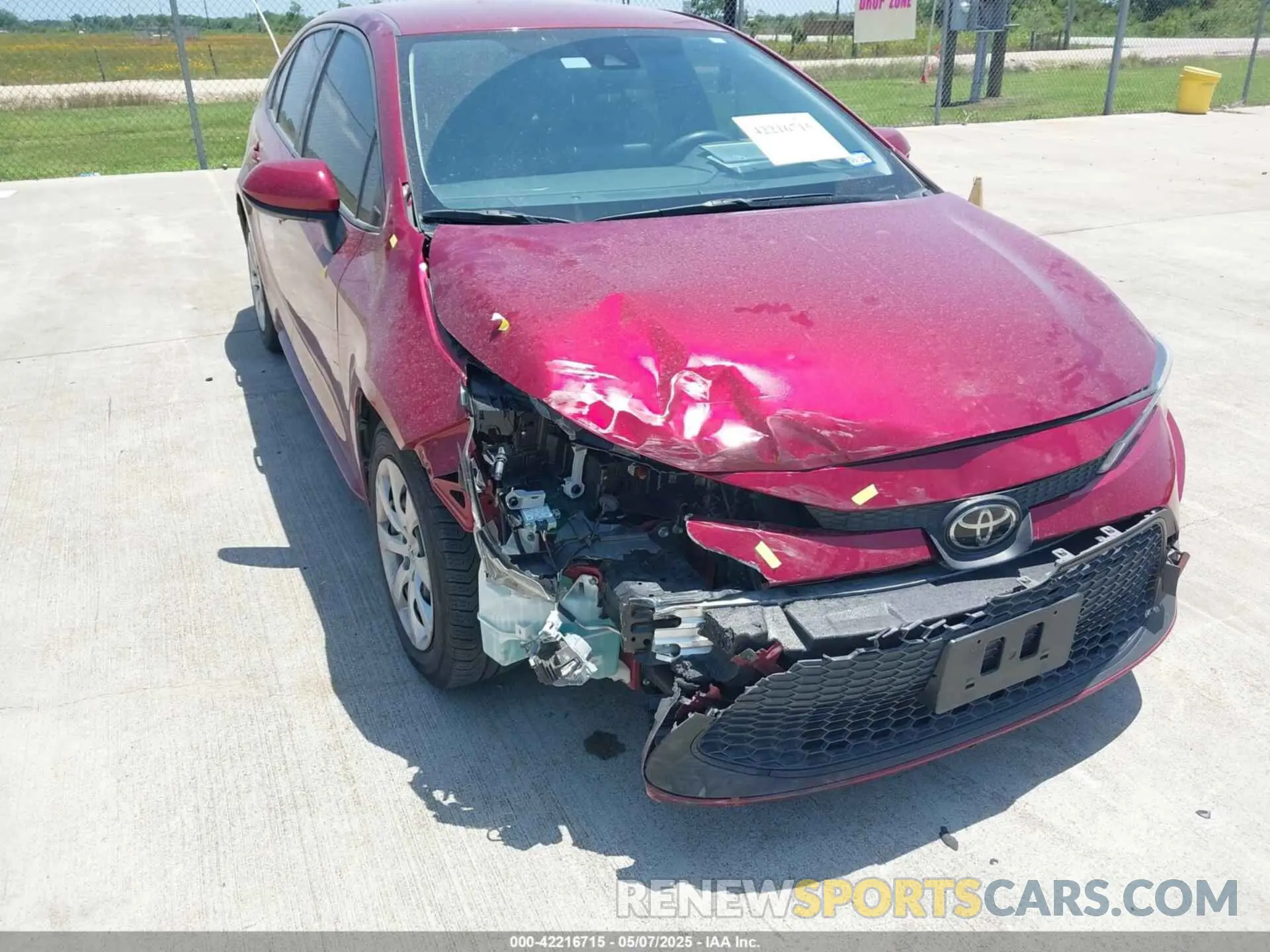 6 Photograph of a damaged car JTDEPMAE3NJ197671 TOYOTA COROLLA 2022