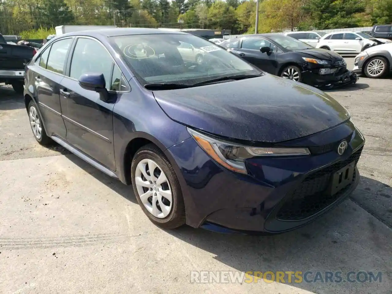 1 Photograph of a damaged car JTDEPMAE3NJ199386 TOYOTA COROLLA 2022