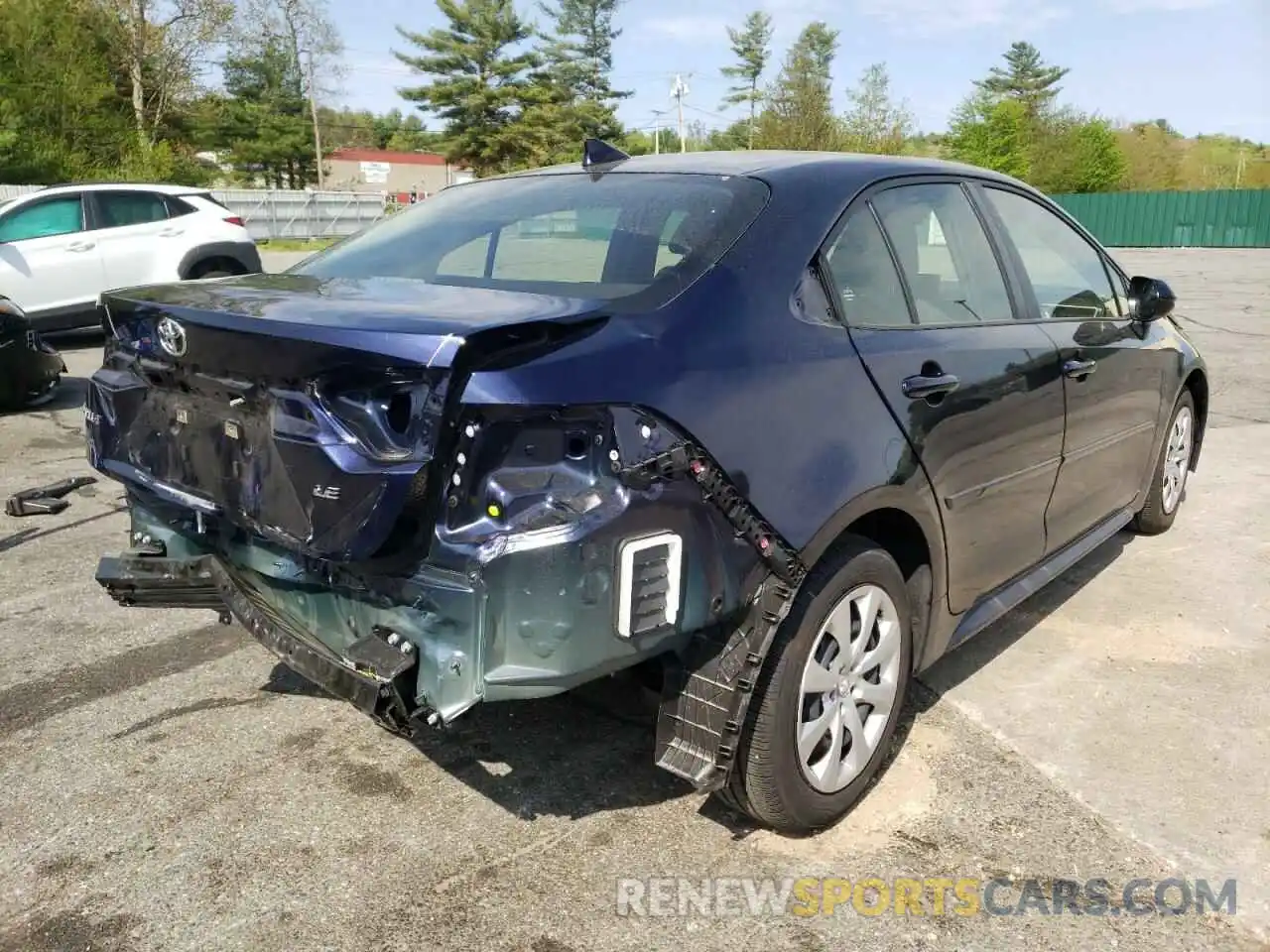 4 Photograph of a damaged car JTDEPMAE3NJ199386 TOYOTA COROLLA 2022