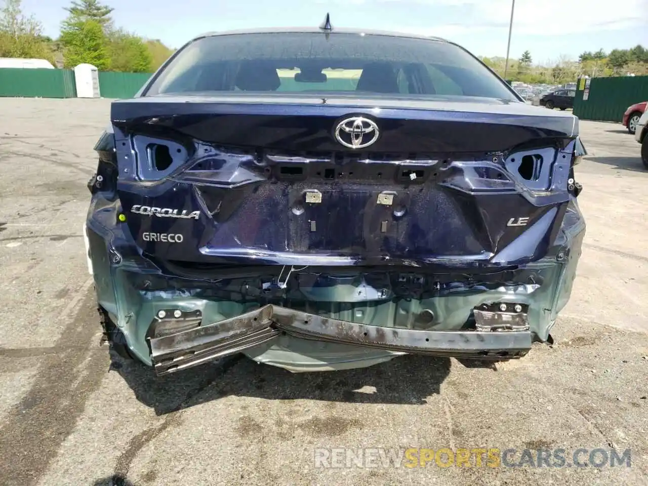 9 Photograph of a damaged car JTDEPMAE3NJ199386 TOYOTA COROLLA 2022