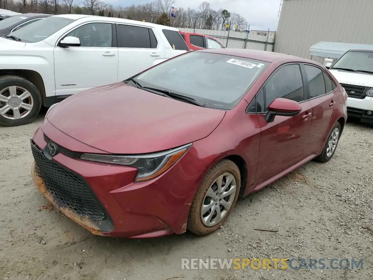 1 Photograph of a damaged car JTDEPMAE3NJ203887 TOYOTA COROLLA 2022