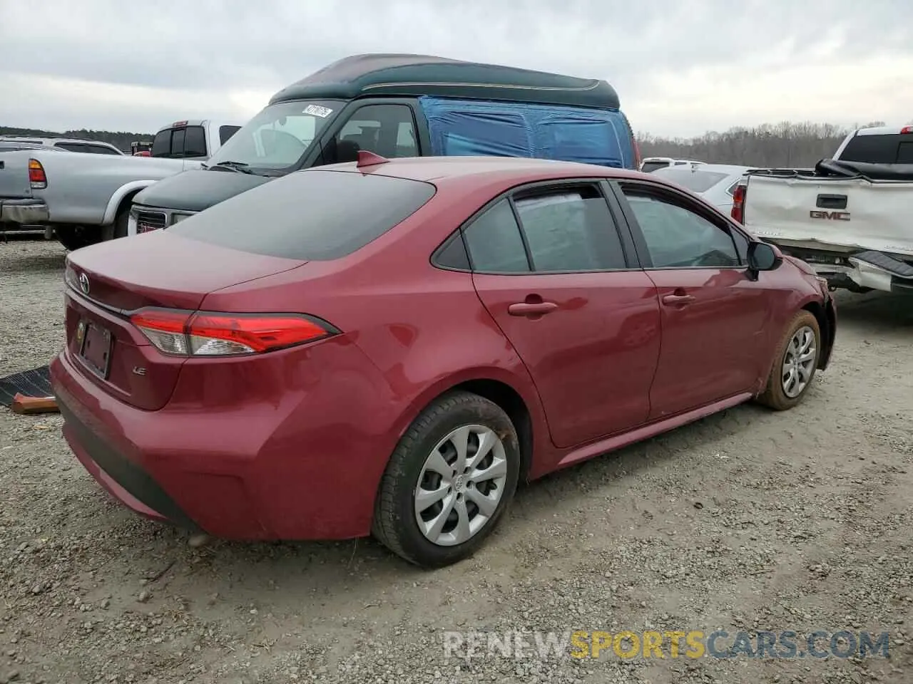 3 Photograph of a damaged car JTDEPMAE3NJ203887 TOYOTA COROLLA 2022