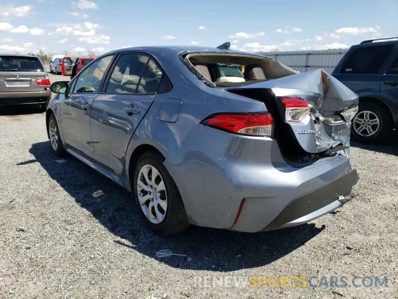 3 Photograph of a damaged car JTDEPMAE3NJ208104 TOYOTA COROLLA 2022