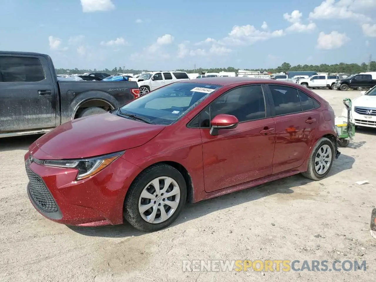 1 Photograph of a damaged car JTDEPMAE3NJ216882 TOYOTA COROLLA 2022
