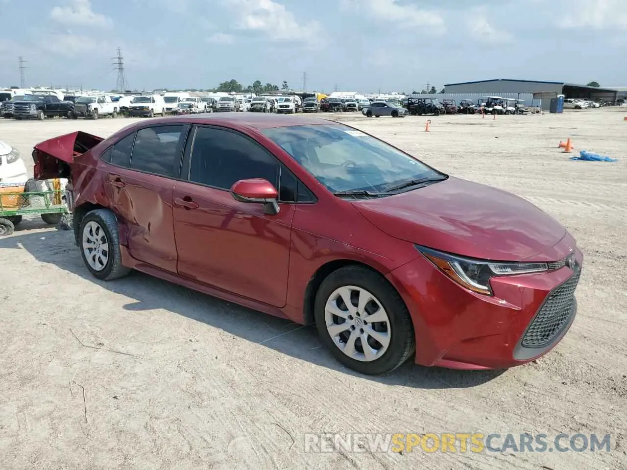 4 Photograph of a damaged car JTDEPMAE3NJ216882 TOYOTA COROLLA 2022